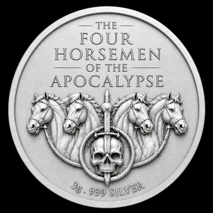 The Four Horsemen of the Apocalypse 4 x 3g Silver Medal Set (07/13)