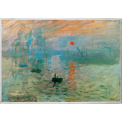 2027 Cameroon Art Gallery - Impression Sunrise by Monet 1 oz Silver Coin