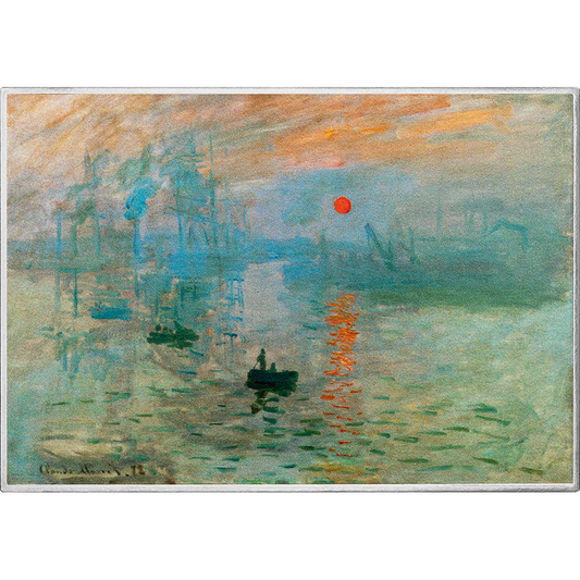 2027 Cameroon Art Gallery - Impression Sunrise by Monet 1 oz Silver Coin
