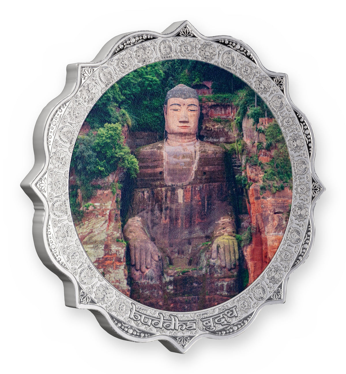 2026 Cameroon Leshan Buddha 1 oz Silver Coin (99 Mintage)