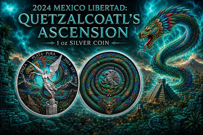 2024 Mexico Libertad Quetzalcoatl's Ascension Edition 1 oz Silver Coin