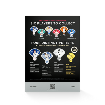 In Stock! 2026 Agoro Niue MLB American League Blind Box 1/2 oz Silver Coin