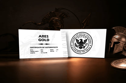 2026 Ghana Ares 1 Kilo Copper Coin Bar Blind Box with 12g Gold Chase (07/11)