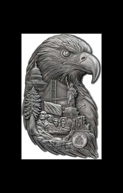 2026 Barbados Soul of a Nation Eagle Stacker 3 oz Silver Coin