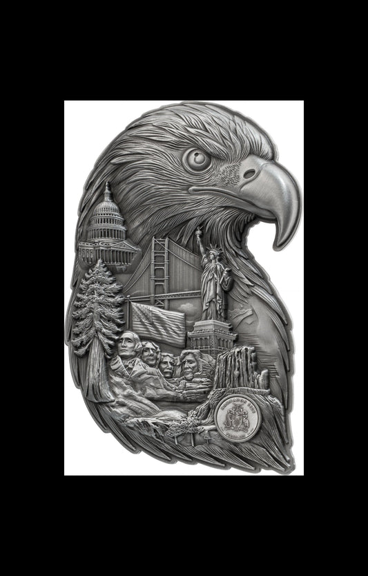 2026 Barbados Soul of a Nation Eagle Stacker 3 oz Silver Coin