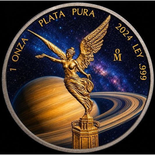 2024 Mexico Libertad Saturno Edition 1 oz Silver Coin (06/22)