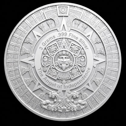 Aztec Culture Libertad 3g Silver Round (06/19)
