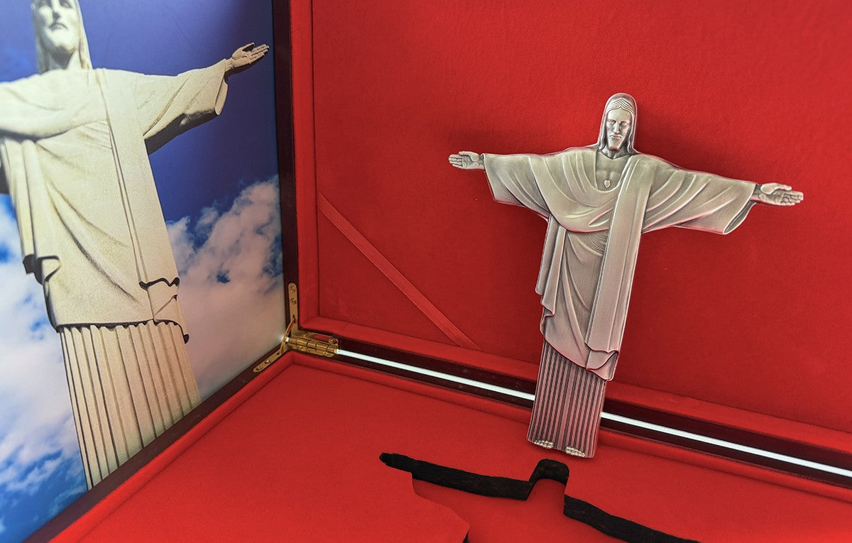 2026 Cameroon Christ the Redeemer 1 Kilo Silver Coin (06/26)
