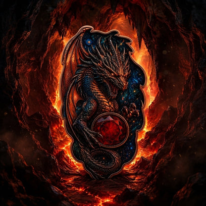 Dragon's Legacy Shaped 1 Kilo Copper Medal (07/16)