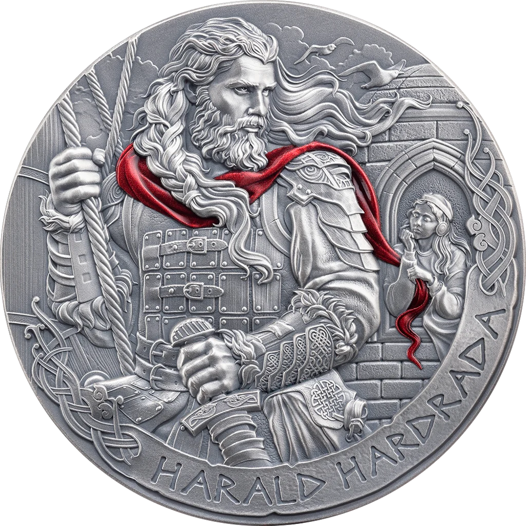 2026 Cameroon Way to Valhalla Harald Hadrada 2 oz Silver Coin