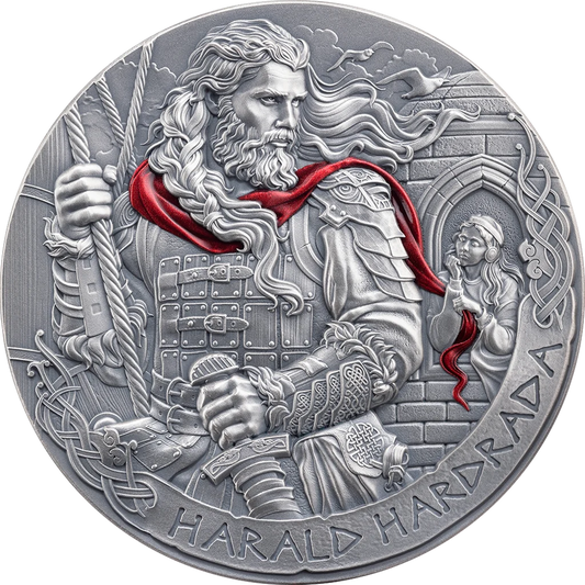2026 Cameroon Way to Valhalla Harald Hadrada 2 oz Silver Coin