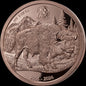 2026 Barbados Copper Titans Buffalo 5 oz Copper Coin (06/26)