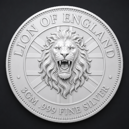 Queen's Beast Lion of England 3g Silver Round (07/31)