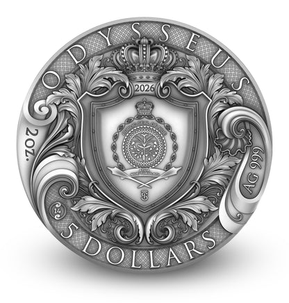 2026 Niue The Odyssey - Odysseus 2 oz Silver Coin (08/17)