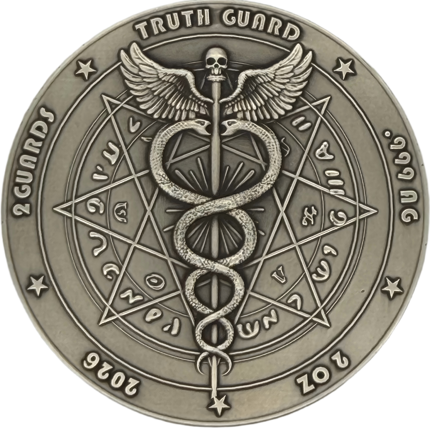 2026 Truth Guard Azure Dragon 2 oz Silver Coin (07/22)