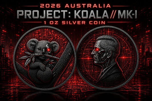 Estimate! 2026 Australia PROJECT: KOALA // MK-I 1 oz Silver Colorized Coin (149 Mintage)