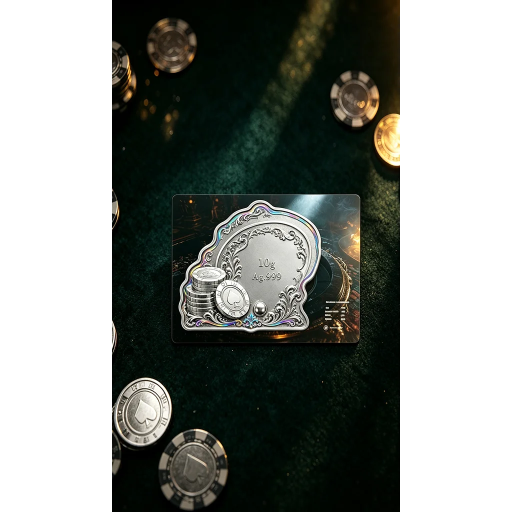 2026 Roulette Shaped 10g Silver in Card