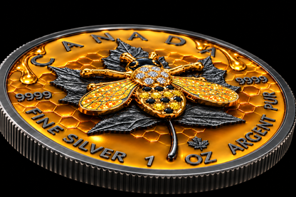 2026 Canada Maple Leaf The Bee & The Bloom 1 oz Silver Coin