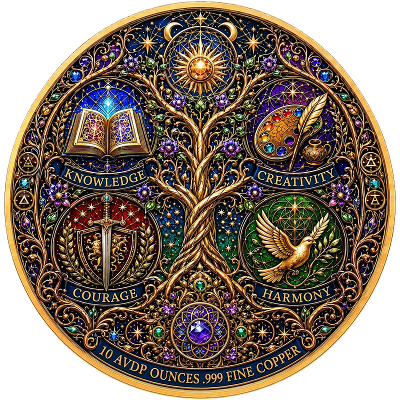 From Life Comes the Future 10 oz Copper Medal (06/29)