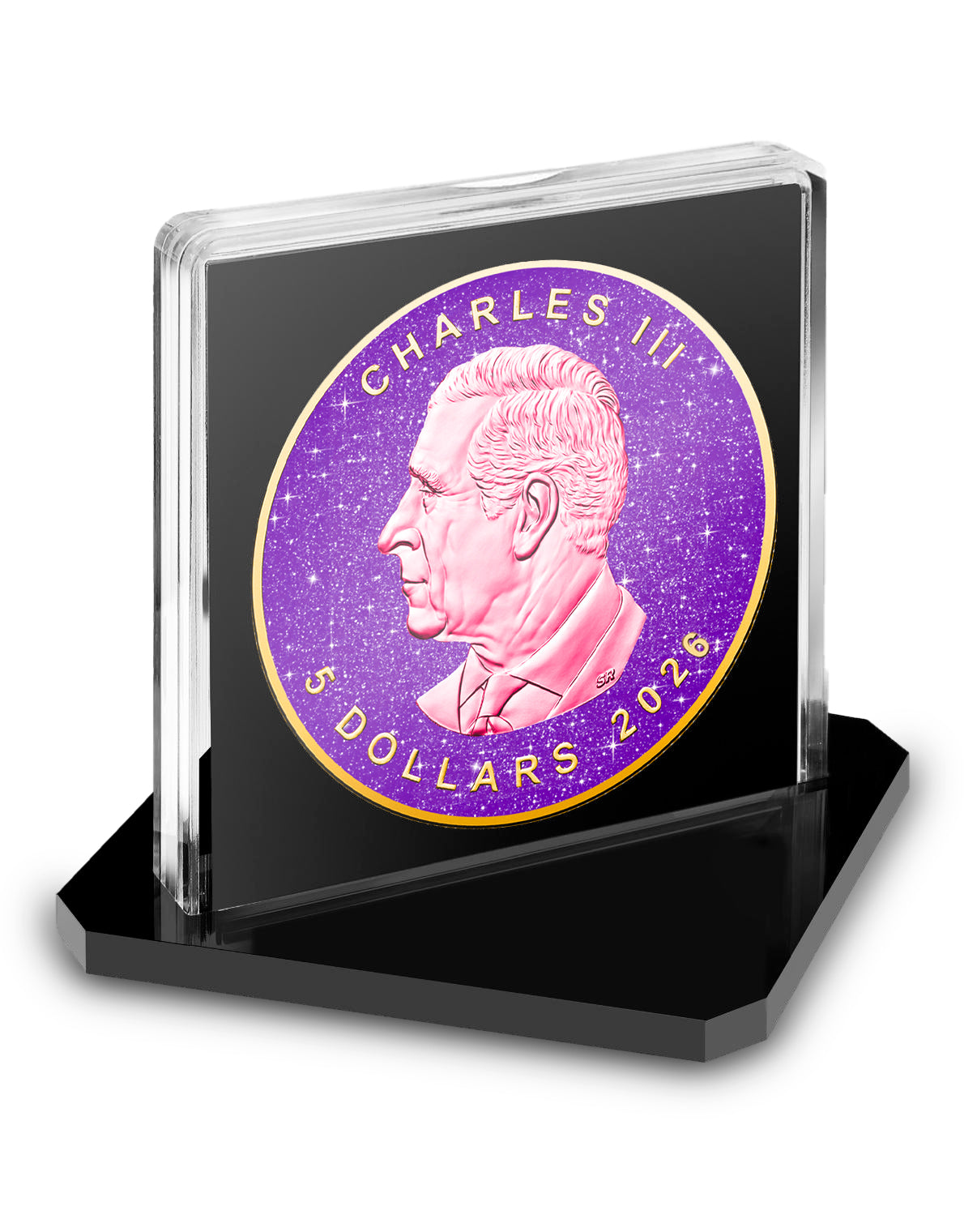 2026 Canada Maple Leaf Royal Amethyst Edition 1 oz Silver Coin (06/29)
