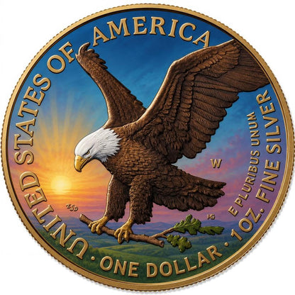 2026 American Silver Eagle Liberty Rising 1 oz Silver Coin (100 Mintage)