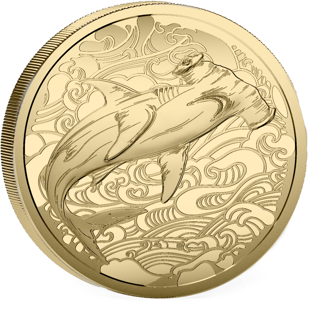 2026 Pitcairn Islands Ocean Wonders Hammerhead Shark 0.5g Gold Coin