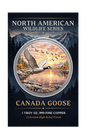 North American Wildlife - Canada Goose UHR Colorized 1 oz Copper Medal in Card (05/07)