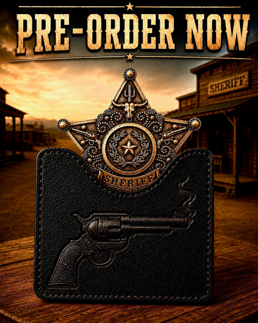 THE PEACEKEEPER 1 oz Copper with Leather Holder!