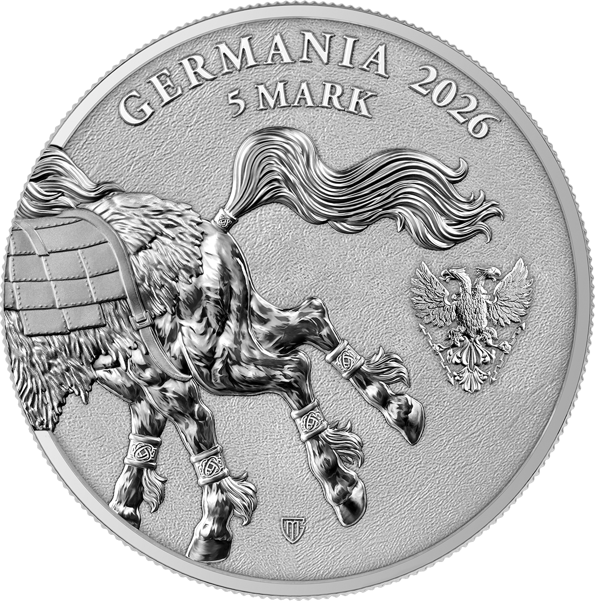 Estimate: 2026 Germania Mint Beasts - Sleipnir BU 1 oz Silver Coin (07/08)