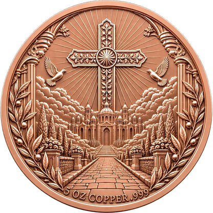Eternal Savior 5 oz Copper Medal
