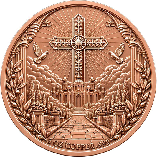Eternal Savior 5 oz Copper Medal