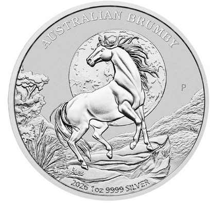 In Stock! 2026 Australia Brumby Horse BU 1 oz Silver Coin