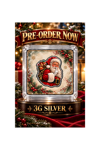 Santa's Secret 3g Silver Medal