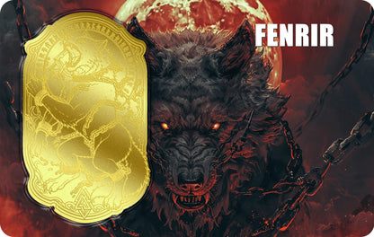 2026 Fenrir Shaped 1/500 oz Gold Medal in Card (07/01)