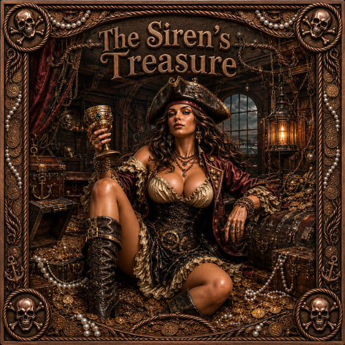 The Siren's Treasure Colorized 5 oz Copper Medal (06/23)