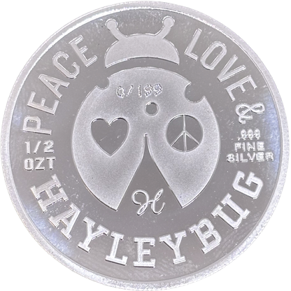 The Pumpkin Charmer Colorized 1/2 oz Silver Round by Hayleybug Mint (08/10)