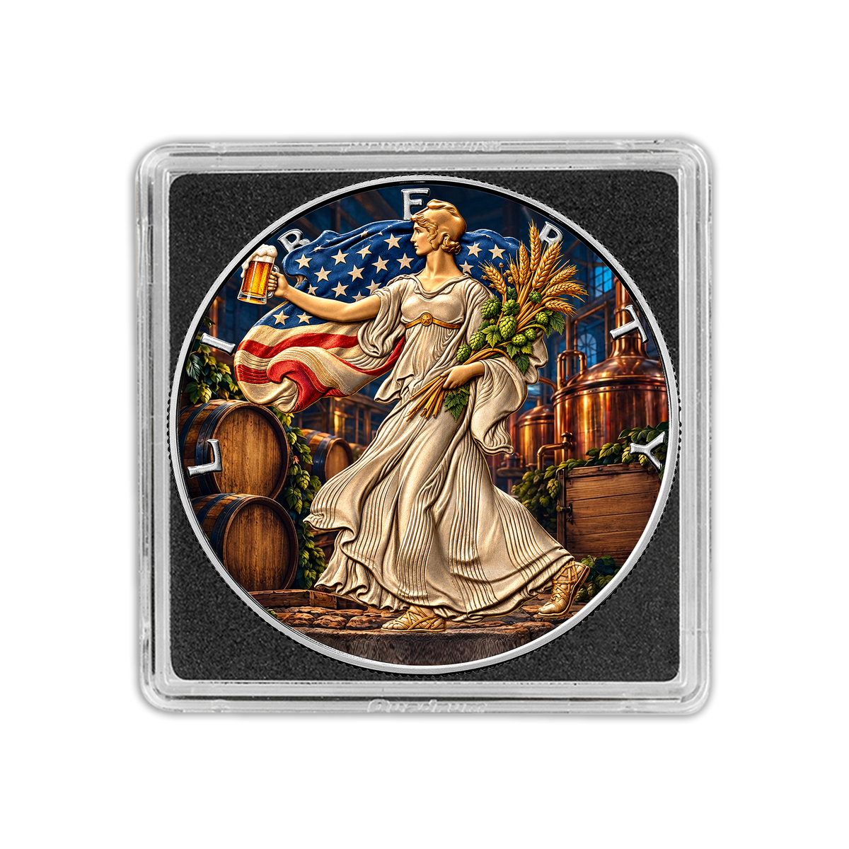 2026 U.S. Eagle American Beer Day Edition 1 oz Silver Coin