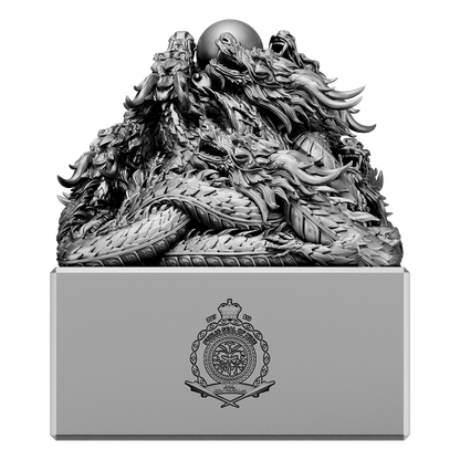 2027 Niue Heirloom Seal of the Realm Sculpture 5 oz Silver Coin (07/29)