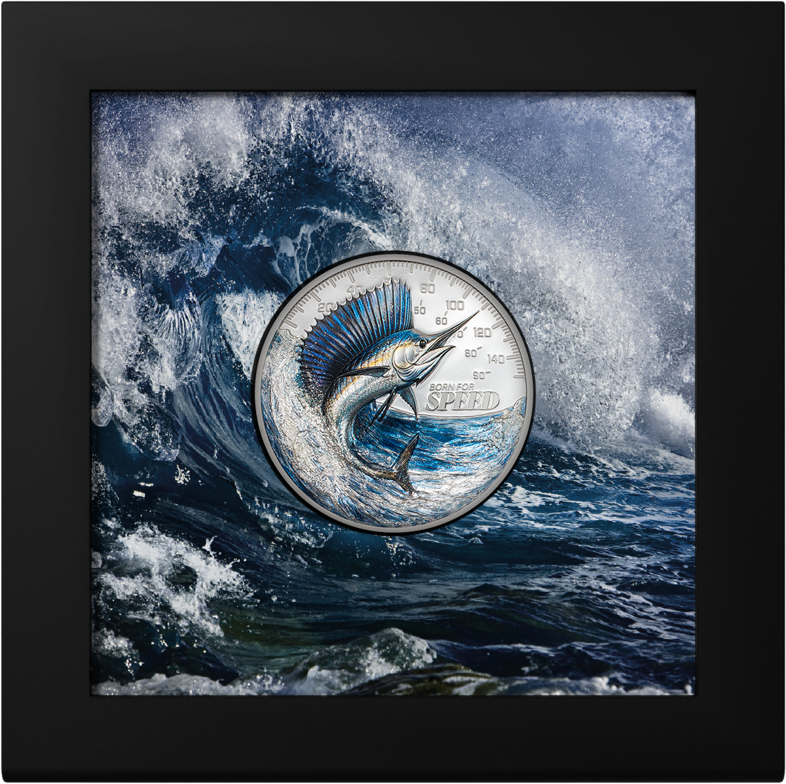 2027 Cook Islands Born for Speed - Sailfish 1 oz Silver Coin