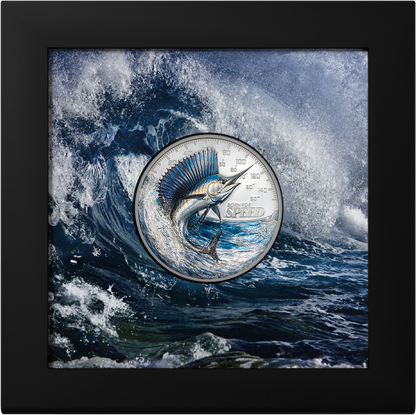 2027 Cook Islands Born for Speed - Sailfish 1 oz Silver Coin