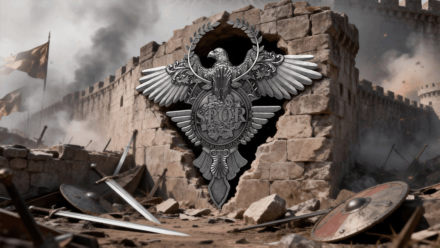 2026 Ghana SPQR 2 oz .999 Silver Coin Blind Box (4/22)