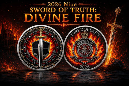 2026 Niue Sword of Truth - Divine Fire Edition 1 oz Silver Coin
