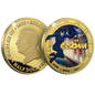 2025 Solomon Islands DC Catwoman Gold Plated 27.5g CN Coin in Card (07/13)