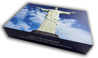 2026 Cameroon Christ the Redeemer 1 Kilo Silver Coin (06/26)