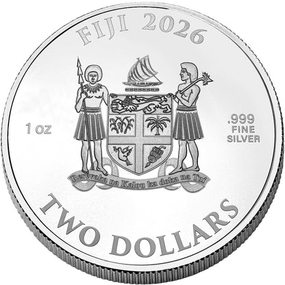 2026 Fiji September 11, 2001 We Will Never Forget Proof 1 oz Silver Coin (07/10)