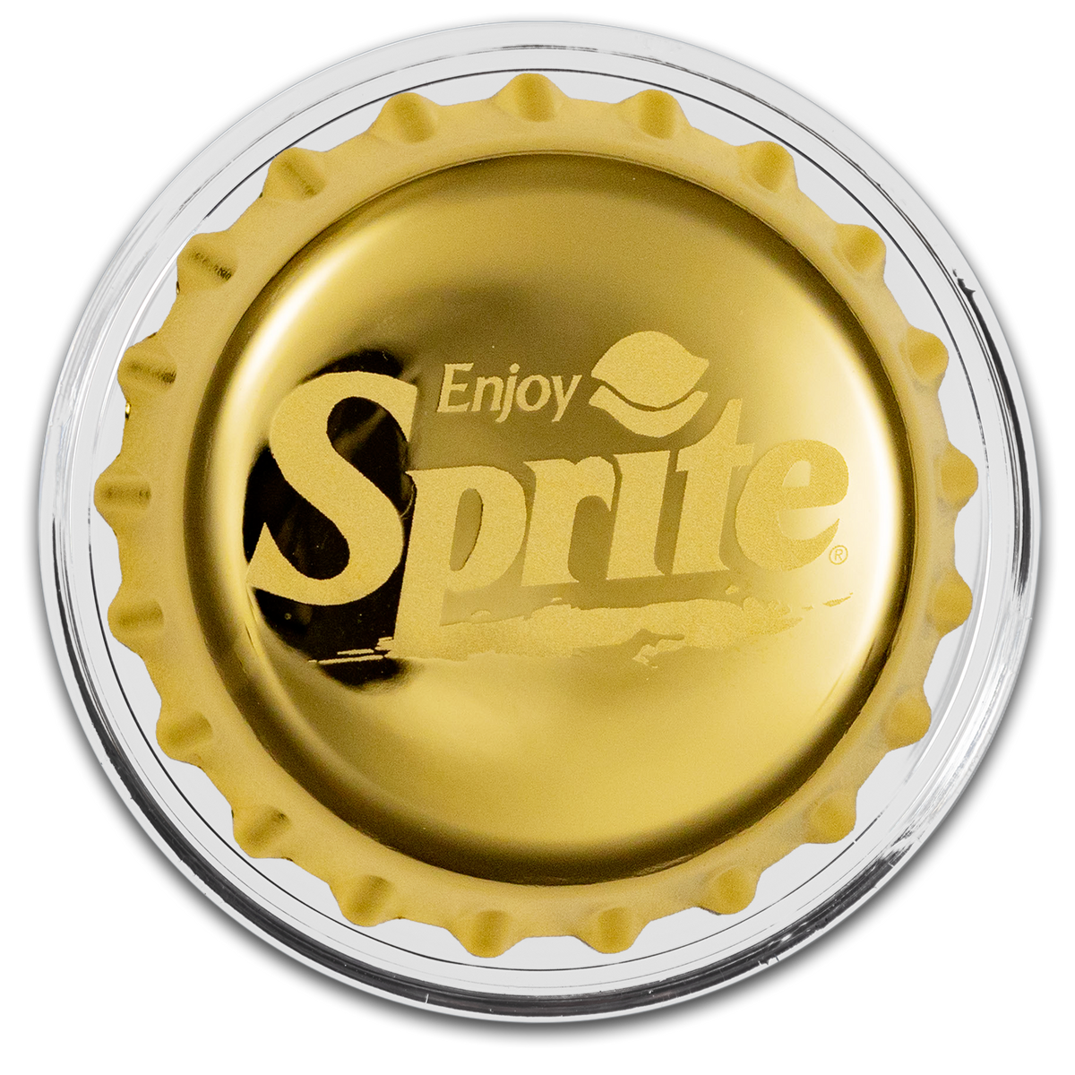 Estimate: 2026 PAMP Sprite Bottle Cap Shaped 1.2g Gold Coin