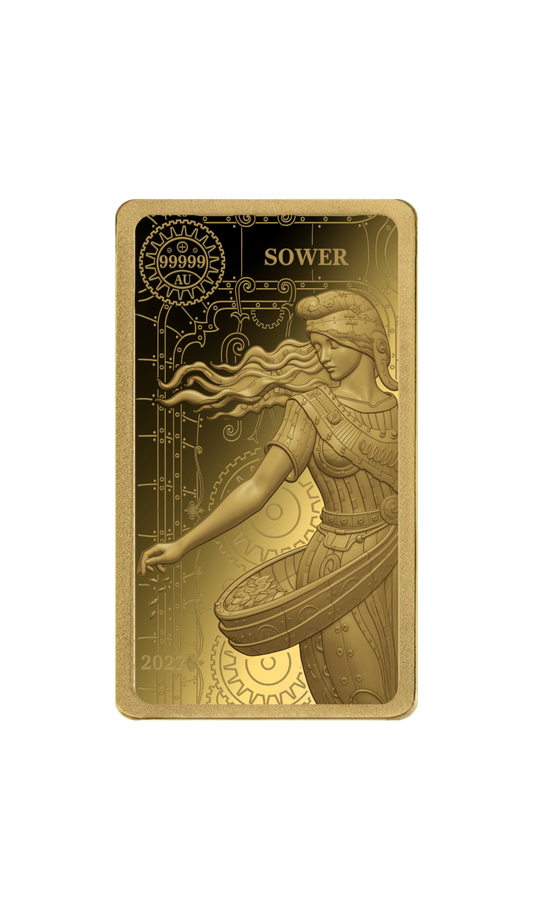 2027 Solomon Islands WPB Steampunk Sower 1/200 oz Gold Coin - Capsule