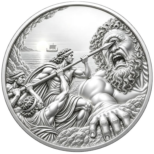 In Stock! Bigger! 2026 Odysseus 6g Silver Medal