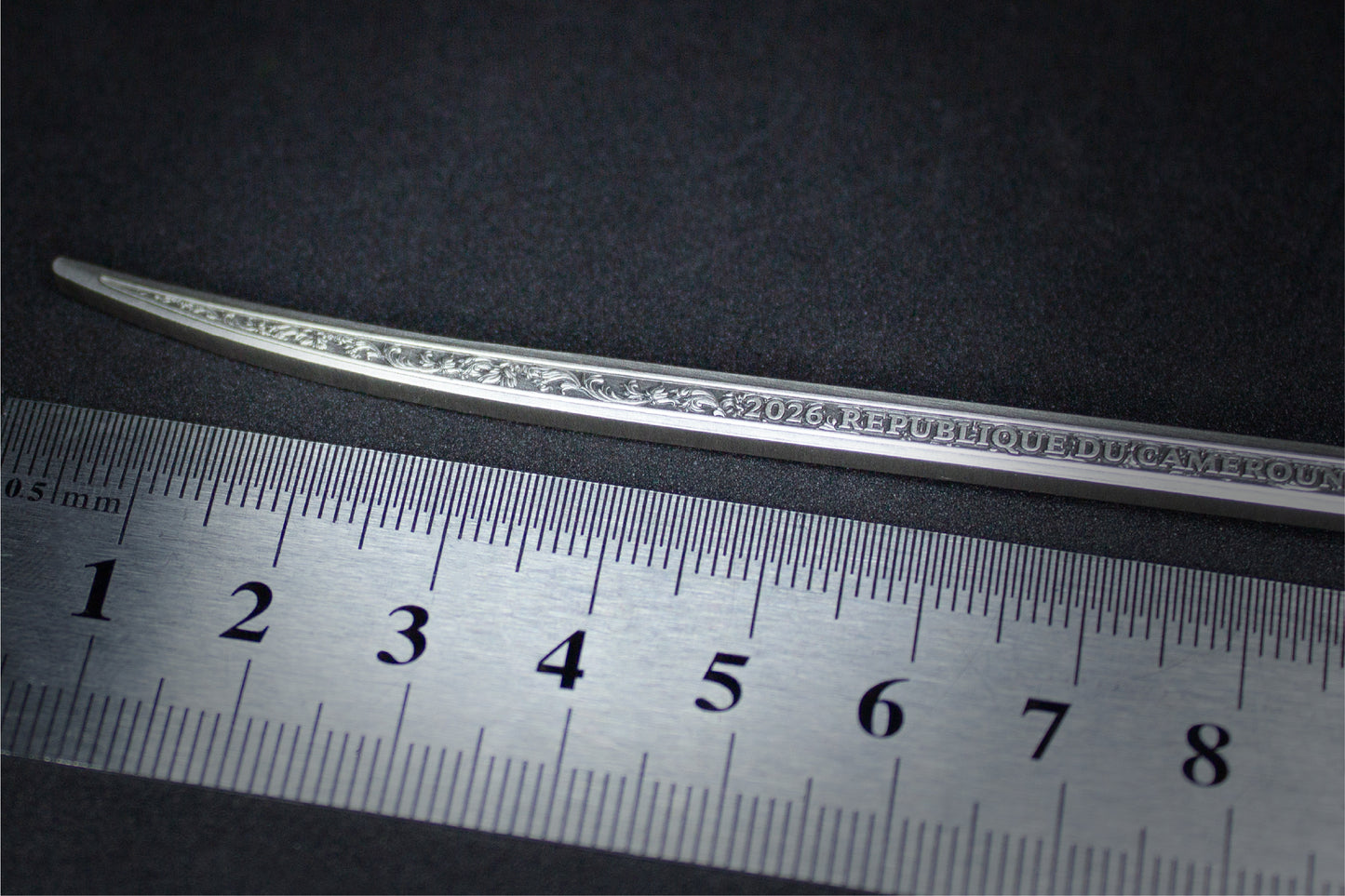 Estimate: 2026 Cameroon Steampunk Gunblade Shaped 2.5 oz Silver Coin (07/10)