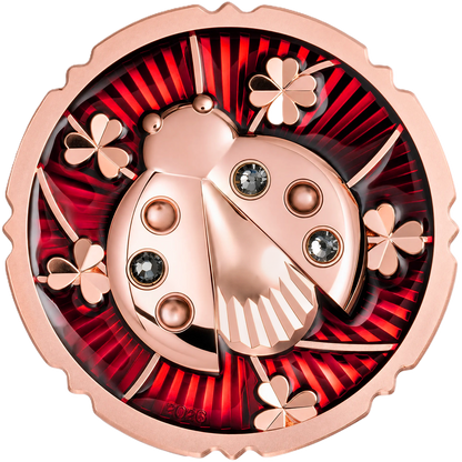 2026 Cook Islands Evergreen - Ladybug 1 oz Silver Coin